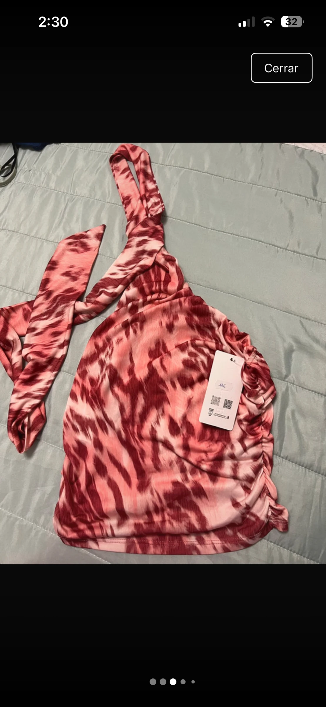 Top rosa estampado leopardo – photo 3